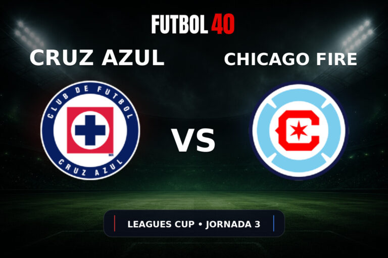 Cruz Azul vs Chicago Fire en vivo, Leagues Cup 2026 Jornada 3