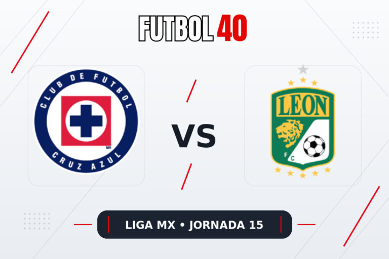 Cruz Azul vs León en vivo, Liga MX Apertura 2026 Jornada 15
