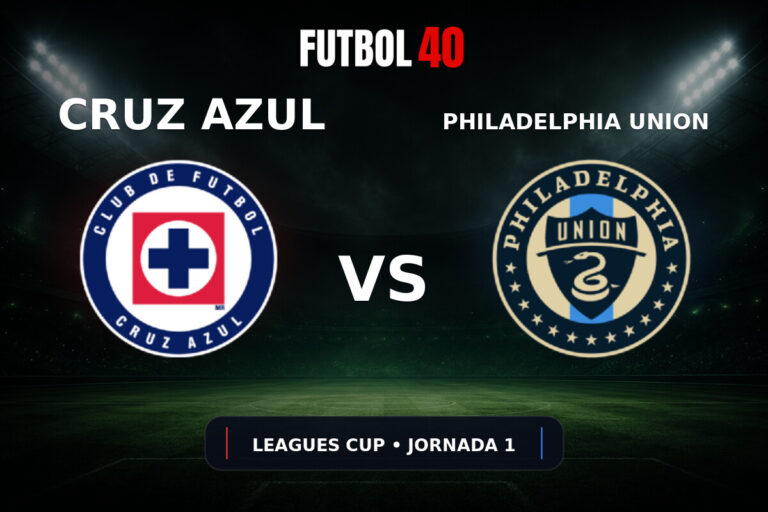 Cruz Azul vs Philadelphia Union en vivo, Leagues Cup 2026 Jornada 1