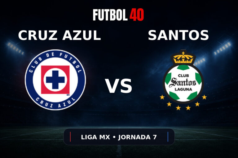 Cruz Azul vs Santos Laguna en vivo, Liga MX Apertura 2026 Jornada 7
