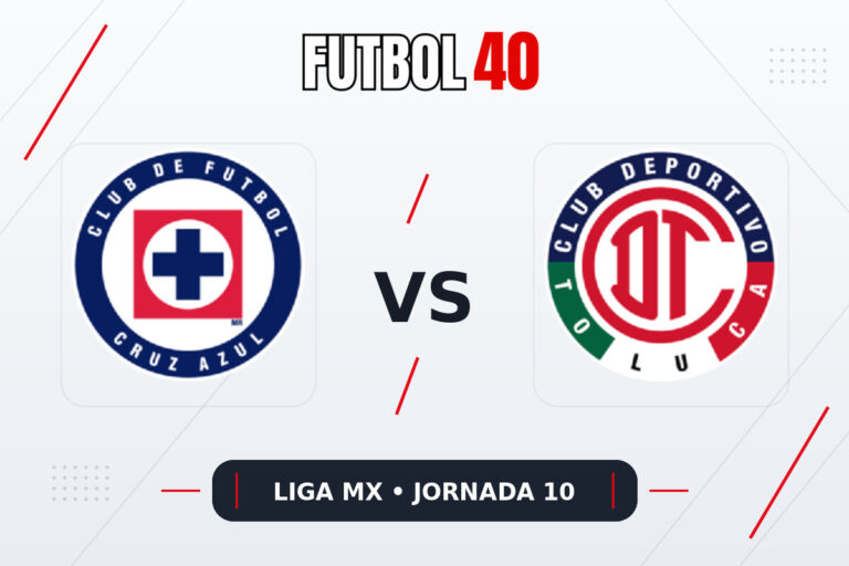 Cruz Azul vs Toluca en vivo, Liga MX Apertura 2026 Jornada 10