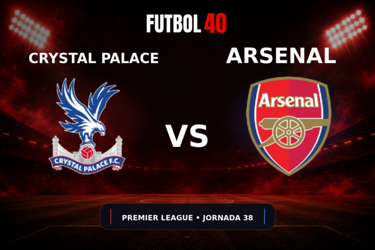 Crystal Palace vs Arsenal en vivo, Premier League 2025/26 Jornada 38