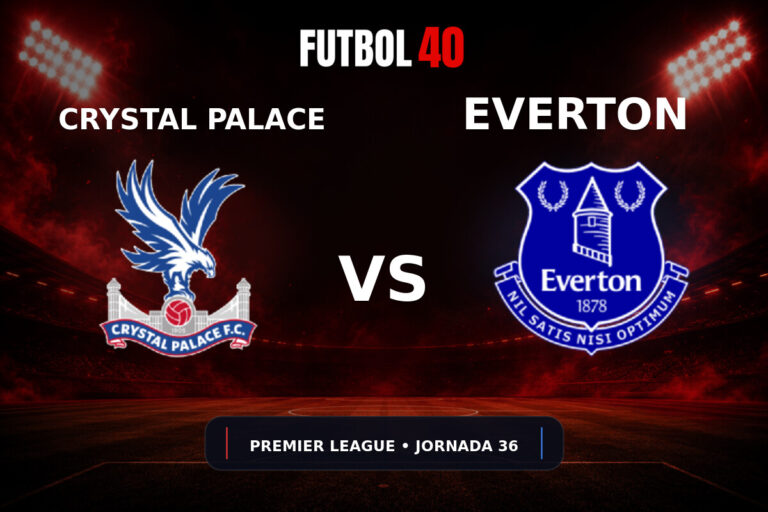 Crystal Palace vs Everton en vivo, Premier League 2025/26 Jornada 36