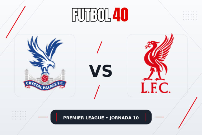 Crystal Palace vs Liverpool en vivo, Premier League 2026/27 Jornada 10