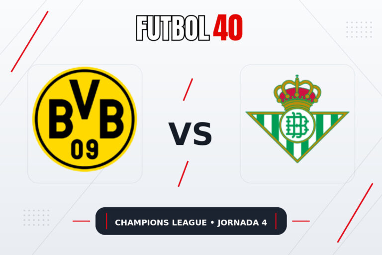 Borussia Dortmund vs Real Betis en vivo, Champions League 2026/27 Jornada 4