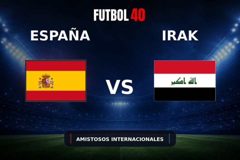 España vs Irak en vivo, Amistosos Internacionales 2026