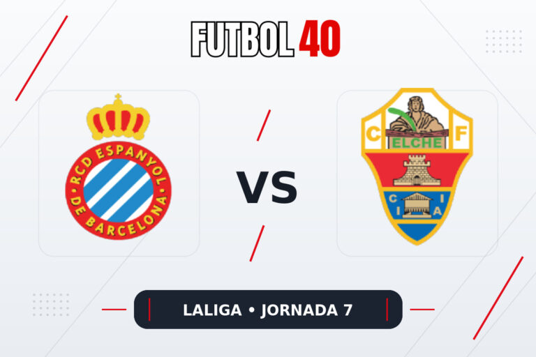 Espanyol de Barcelona vs Elche en vivo, LaLiga 2026/27 Jornada 7
