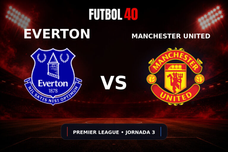 Everton vs Manchester United en vivo, Premier League 2026/27 Jornada 3
