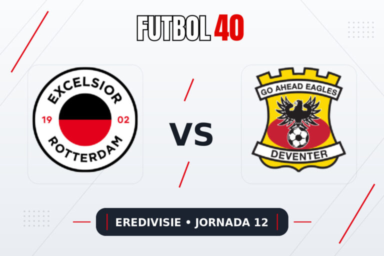 Excelsior vs Go Ahead Eagles en vivo, Eredivisie 2026/27 Jornada 12