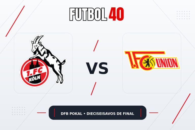 FC Köln vs Union Berlin en vivo, Copa de Alemania 2026/27 Dieciseisavos de Final