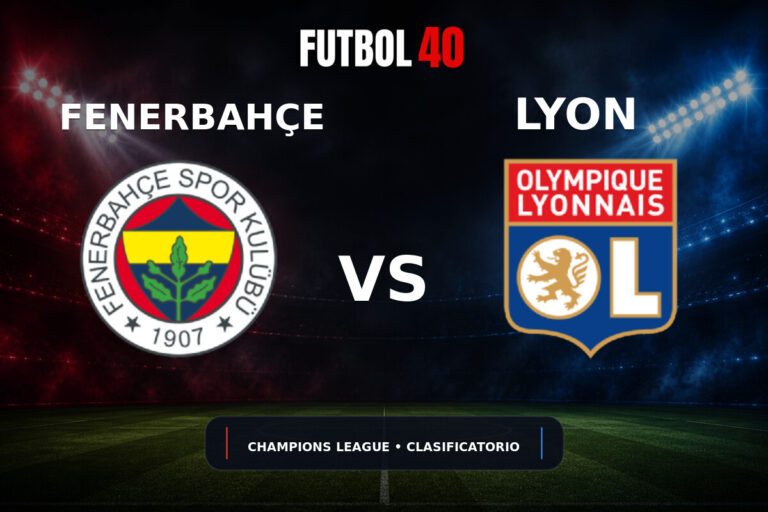 Fenerbahçe vs Lyon en vivo, Champions League 2026/27 Clasificatorio