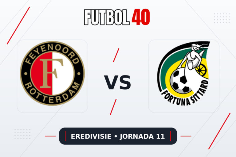 Feyenoord vs Fortuna Sittard en vivo, Eredivisie 2026/27 Jornada 11