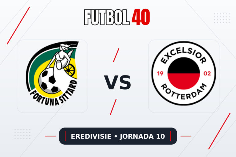 Fortuna Sittard vs Excelsior en vivo, Eredivisie 2026/27 Jornada 10