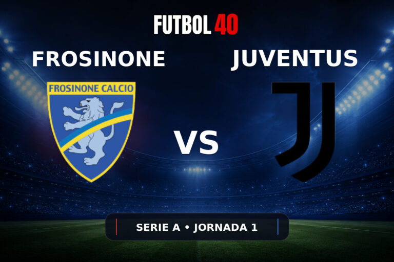 Frosinone vs Juventus en vivo, Serie A 2026/27 Jornada 1