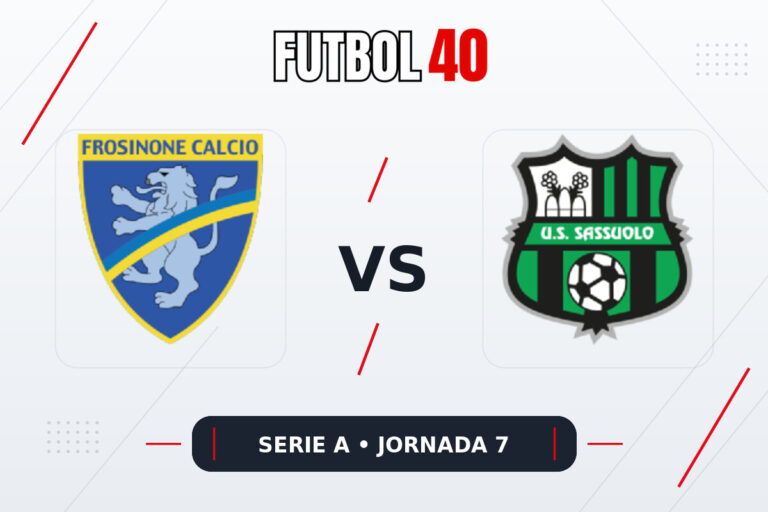 Frosinone vs Sassuolo en vivo, Serie A 2026/27 Jornada 7