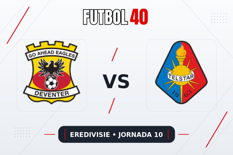 Go Ahead Eagles vs Telstar en vivo, Eredivisie 2026/27 Jornada 10