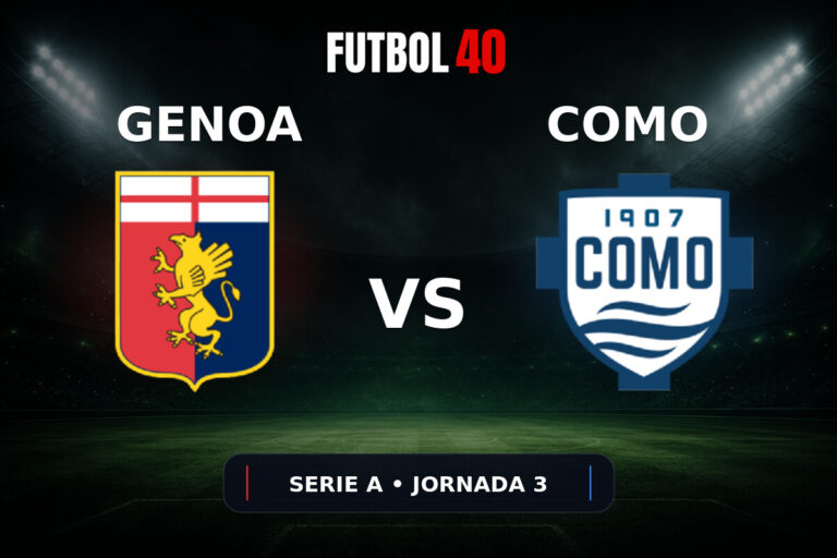 Genoa vs Como en vivo, Serie A 2026/27 Jornada 3