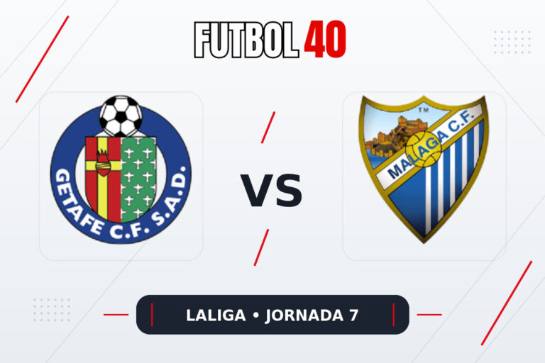 Getafe vs Málaga en vivo, LaLiga 2026/27 Jornada 7