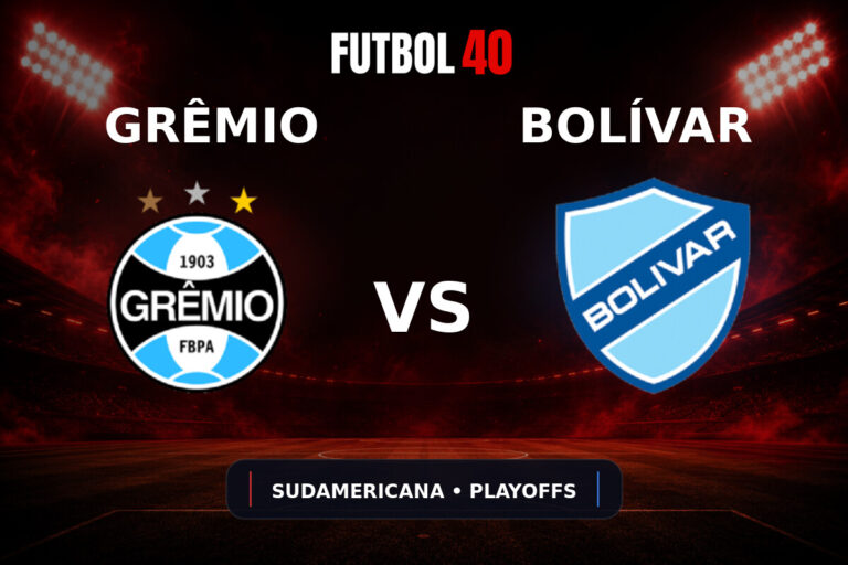 Grêmio vs Bolívar en vivo, Copa Sudamericana 2026 Playoffs