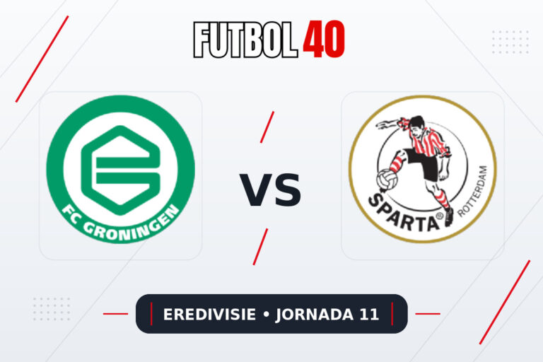 FC Groningen vs Sparta Rotterdam en vivo, Eredivisie 2026/27 Jornada 11