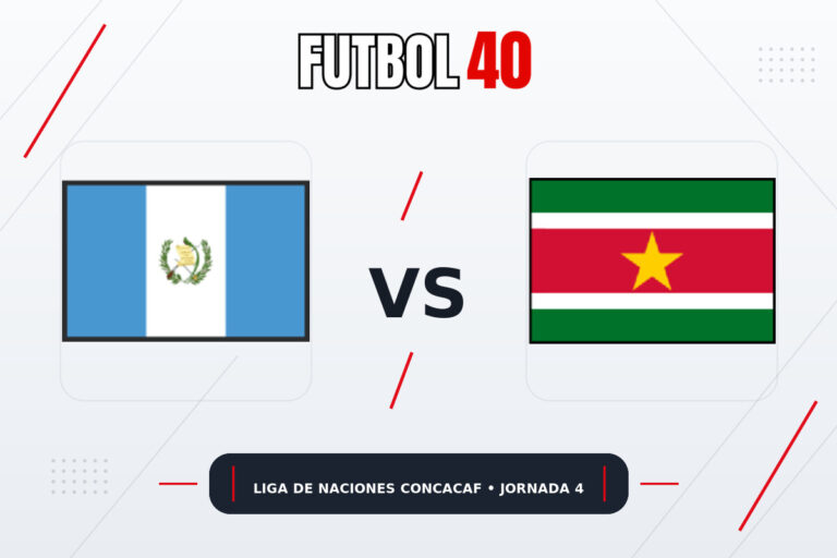 Guatemala vs Surinam en vivo, Liga de Naciones Concacaf 2026/27 Jornada 4