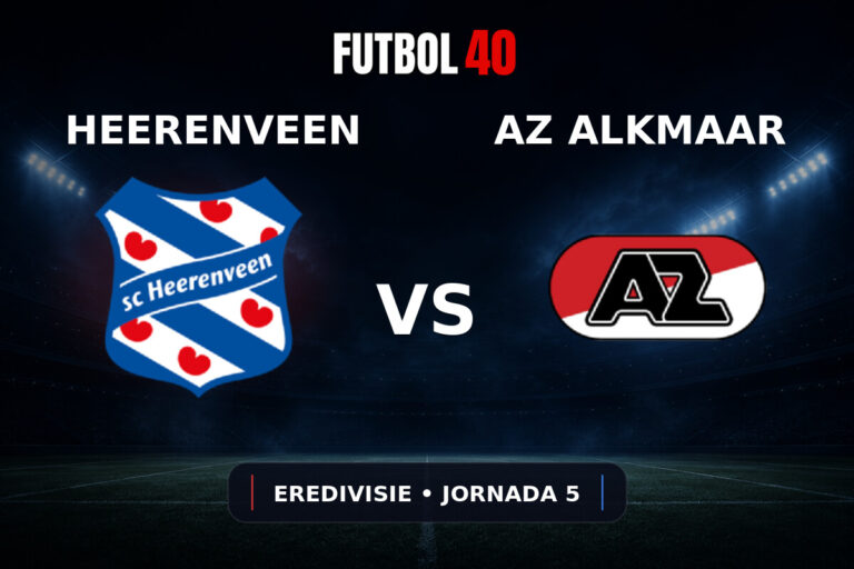 Heerenveen vs AZ Alkmaar en vivo, Eredivisie 2026/27 Jornada 5
