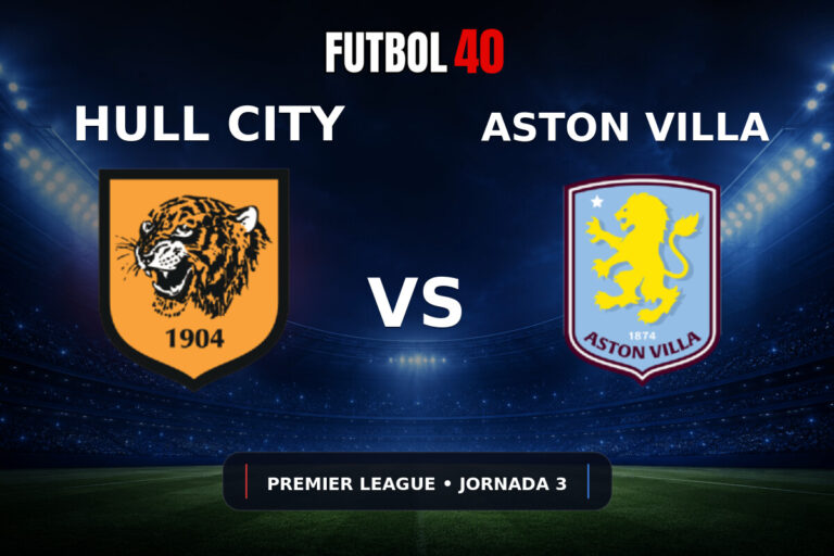 Hull City vs Aston Villa en vivo, Premier League 2026/27 Jornada 3