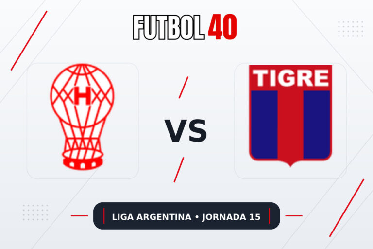 Huracán vs Tigre en vivo, Liga Argentina Clausura 2026 Jornada 15