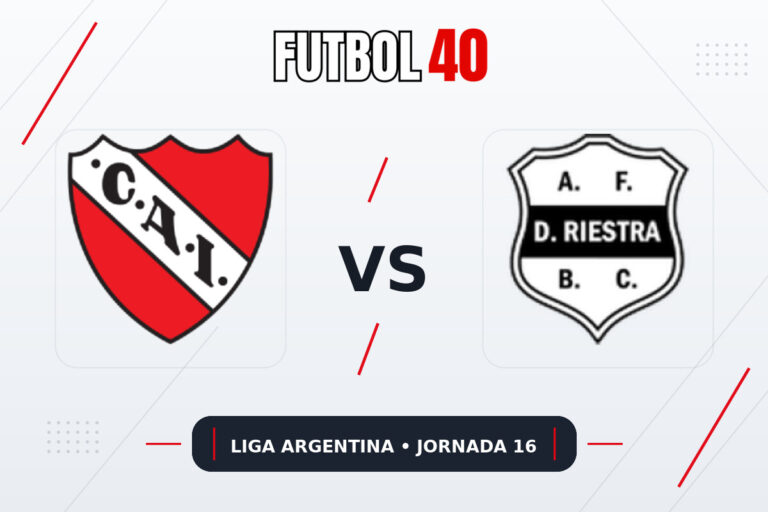 Independiente vs Deportivo Riestra en vivo, Liga Argentina Clausura 2026 Jornada 16
