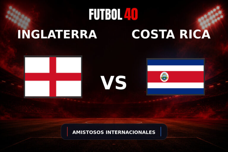 Inglaterra vs Costa Rica en vivo, Amistosos Internacionales 2026