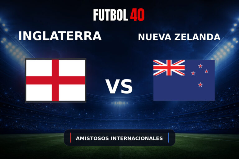 Inglaterra vs Nueva Zelanda en vivo, Amistosos Internacionales 2026