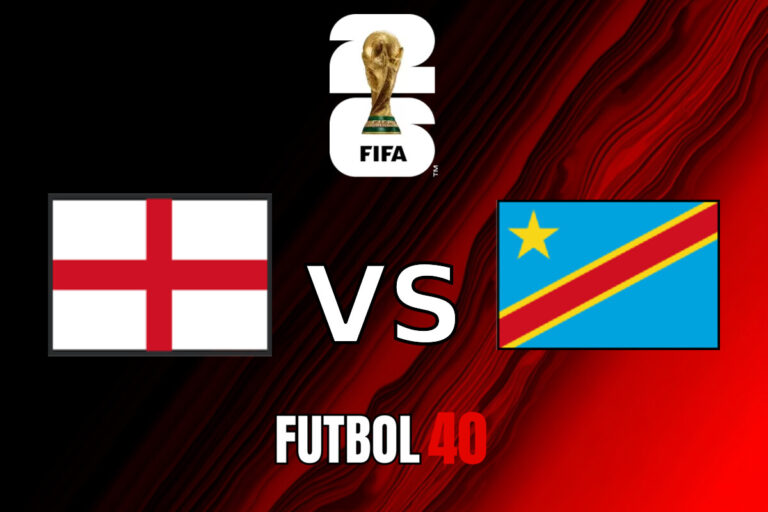 Inglaterra vs RD Congo en vivo, Mundial 2026 Dieciseisavos de Final