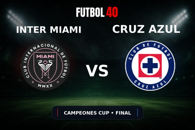 Inter Miami vs Cruz Azul en vivo, Campeones Cup 2026 Final
