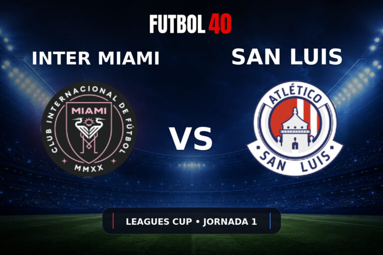Inter Miami vs Atlético San Luis en vivo, Leagues Cup 2026 Jornada 1