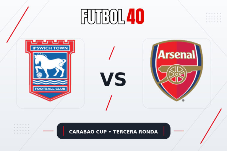 Ipswich Town vs Arsenal en vivo, Carabao Cup 2026/27 Tercera Ronda