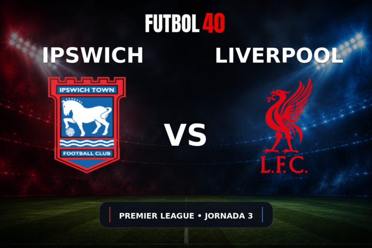 Ipswich Town vs Liverpool en vivo, Premier League 2026/27 Jornada 3