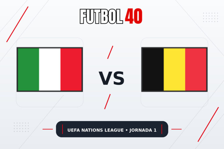 Italia vs Bélgica en vivo, UEFA Nations League 2026/27 Jornada 1