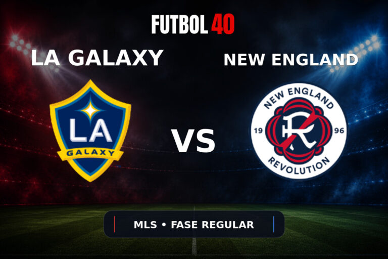 LA Galaxy vs New England Revolution en vivo, MLS 2026 Fase Regular