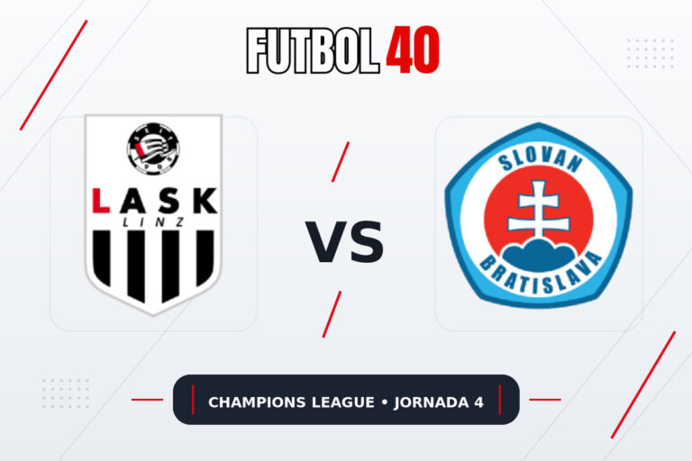 LASK Linz vs Slovan Bratislava en vivo, Champions League 2026/27 Jornada 4