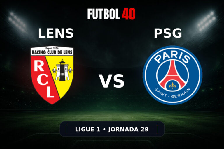 Lens vs PSG en vivo, Ligue 1 2025/26 Jornada 29