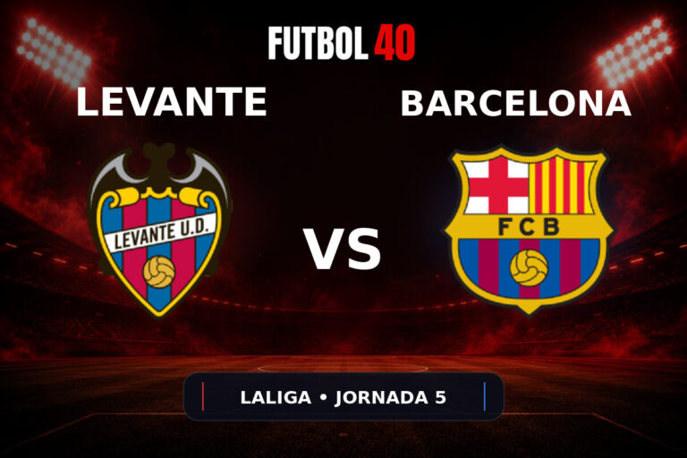 Levante vs Barcelona en vivo, LaLiga 2026/27 Jornada 5