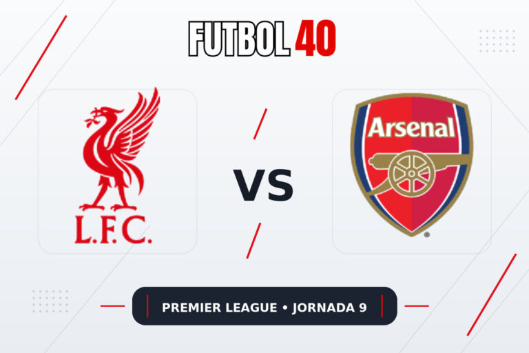 Liverpool vs Arsenal en vivo, Premier League 2026/27 Jornada 9