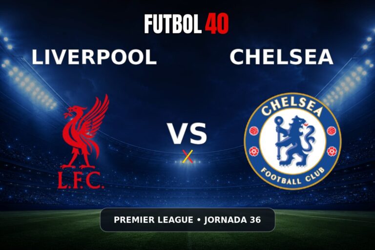 Liverpool vs Chelsea en vivo, Premier League 2025/26 Jornada 36