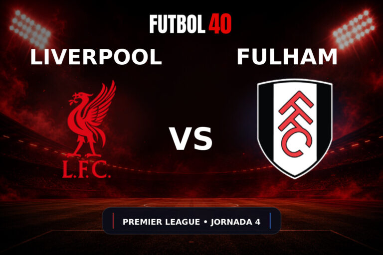 Liverpool vs Fulham en vivo, Premier League 2026/27 Jornada 4