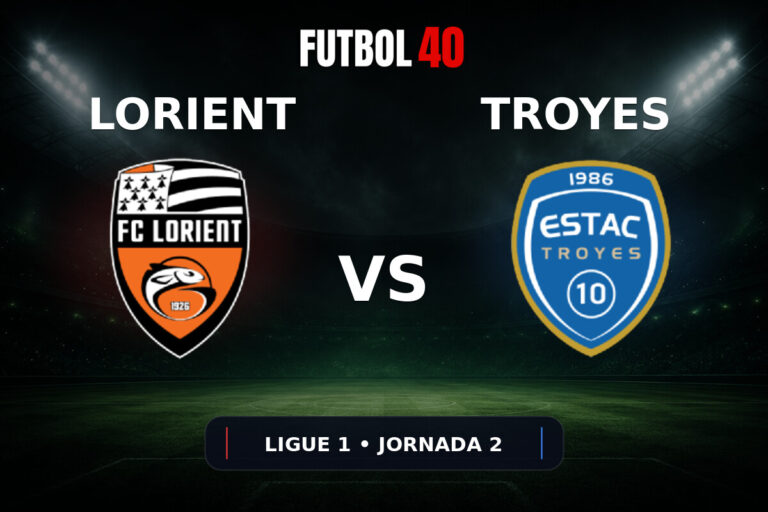 Lorient vs Troyes en vivo, Ligue 1 2026/27 Jornada 2