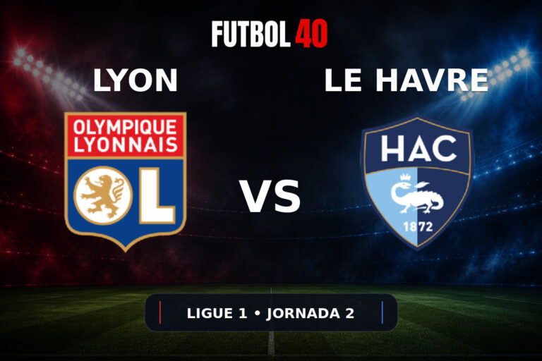 Lyon vs Le Havre en vivo, Ligue 1 2026/27 Jornada 2