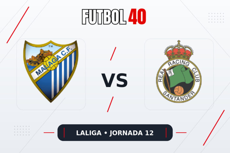 Málaga vs Racing Santander en vivo, LaLiga 2026/27 Jornada 12