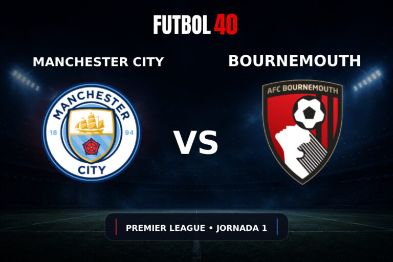 Manchester City vs AFC Bournemouth en vivo, Premier League 2026/27 Jornada 1