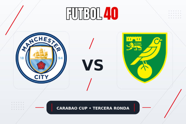 Manchester City vs Norwich City en vivo, Carabao Cup 2026/27 Tercera Ronda