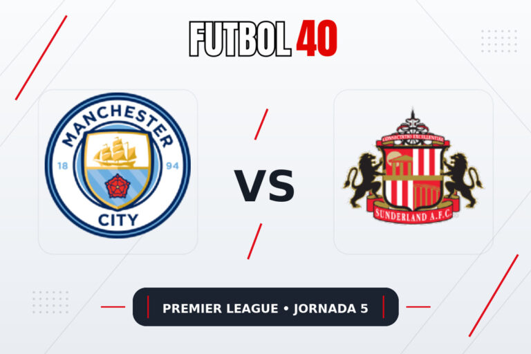 Manchester City vs Sunderland en vivo, Premier League 2026/27 Jornada 5